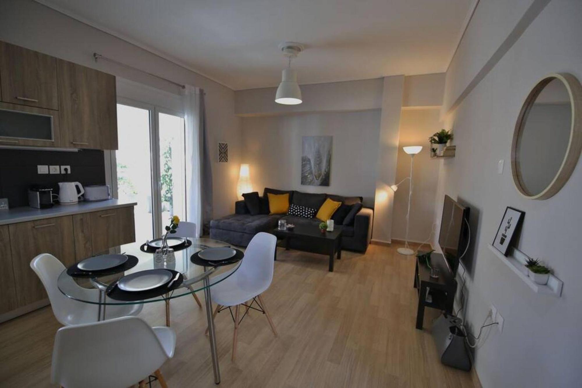 דירות אתונה Penthouse Lux Flat With 2 Bd Next To Larissis מראה חיצוני תמונה